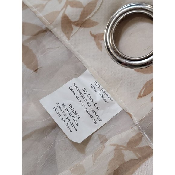 Kensington Home Fashions, Sheer Window Panels w/ Gromets, Set of 2 Panels - Picture 4 of 5